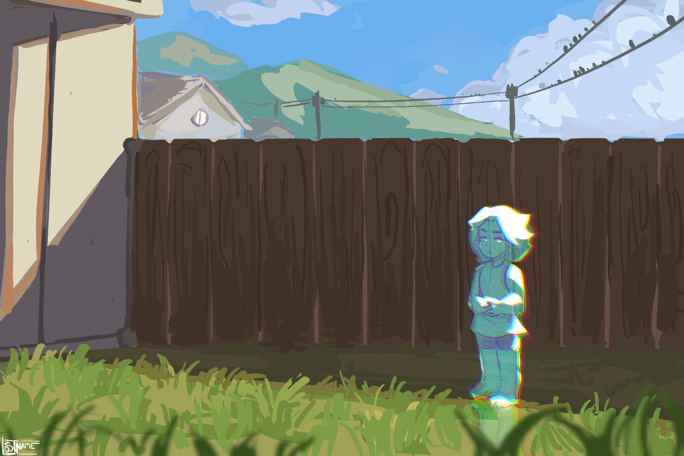 Ghost in the Backyard Ghost in the Backyard